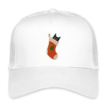 Cat in boots - Kids’ Trucker Cap - white - Front