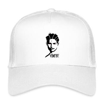 Vampire au masculin - Casquette trucker enfant - blanc - Devant