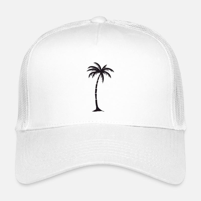 Élégante Silhouette Palmier Noir Casquette trucker enfant