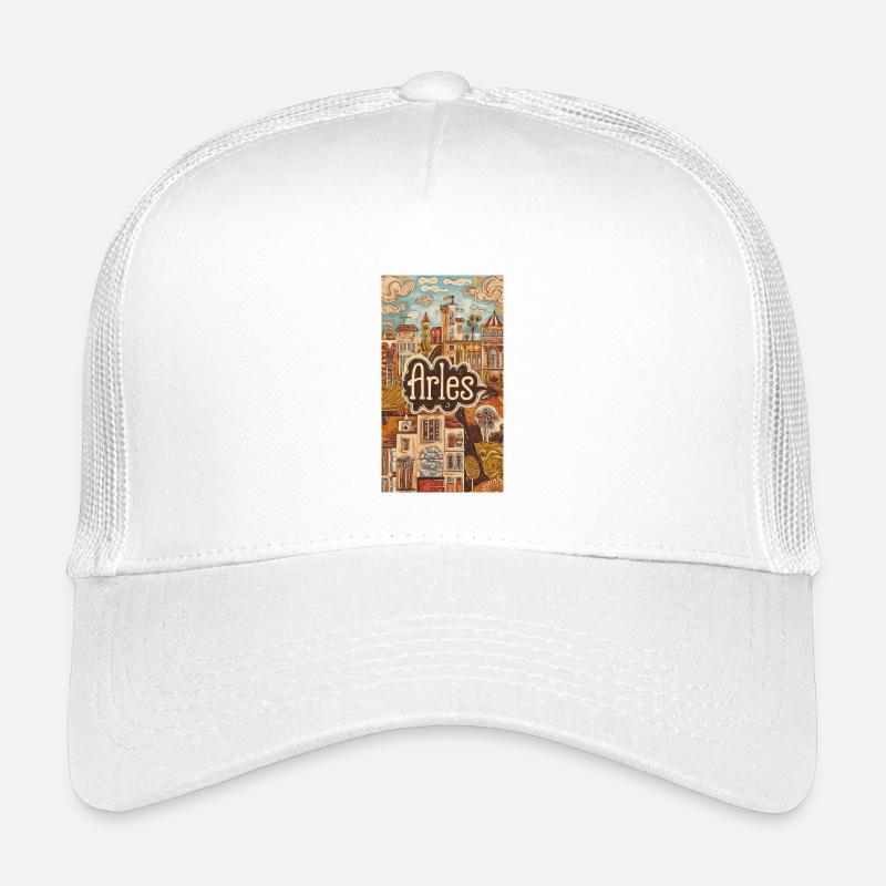 Arles Townscape Dreamscape Kids’ Trucker Cap