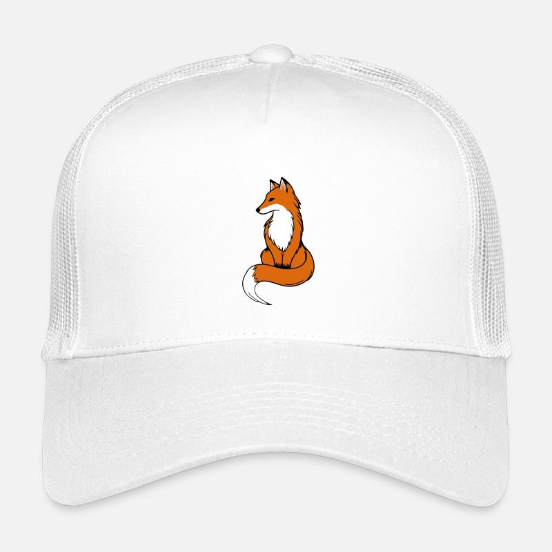 Fuchs - Kinder Trucker-Cap - Weiß