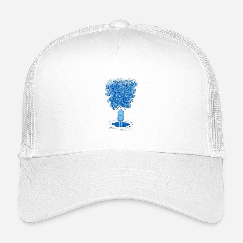 Blue Veil of Thoughts Kids’ Trucker Cap