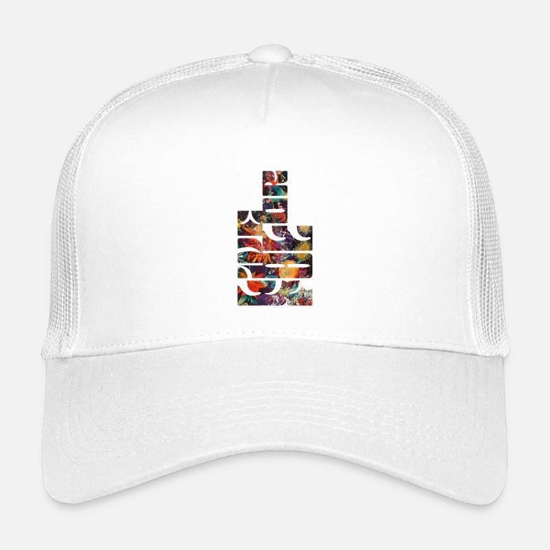 Blütenzauber Live Colorful - Kinder Trucker-Cap - Weiß