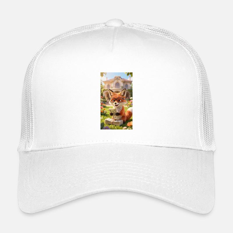 Cartoon Fuchs Kinder Trucker-Cap