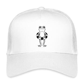 Cours de natation - Casquette trucker enfant - blanc - Devant