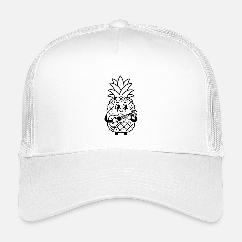Ananas mit Ukulele Kinder Trucker-Cap