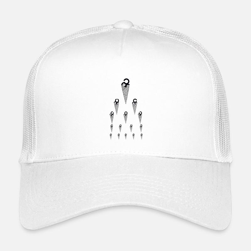 Eis Sehtest Optiker - Kinder Trucker-Cap - Weiß