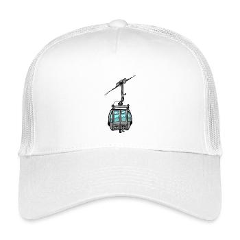 0851 loose gondola - Kids’ Trucker Cap - white - Front
