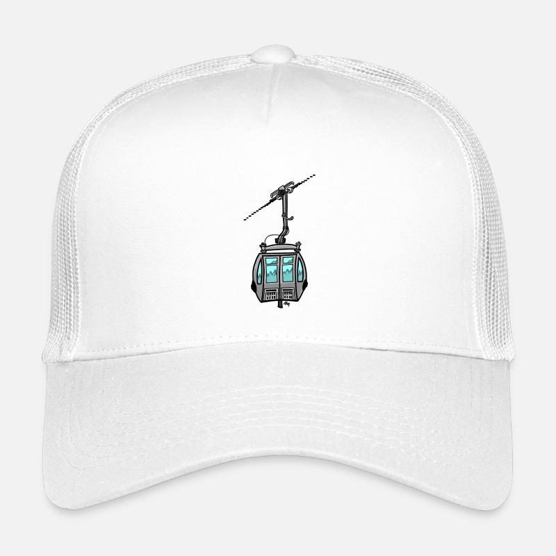 0851 lose Gondel - Kinder Trucker-Cap - Weiß