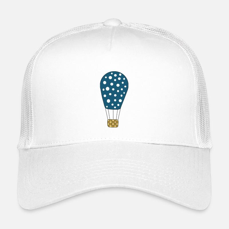 blauer Heißluftballon Kinder Trucker-Cap