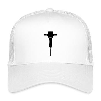 Krikhamer ou marteau-piqueur - Casquette trucker enfant - blanc - Devant
