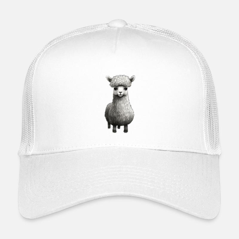 Sweet alpaca - Kids’ Trucker Cap - white