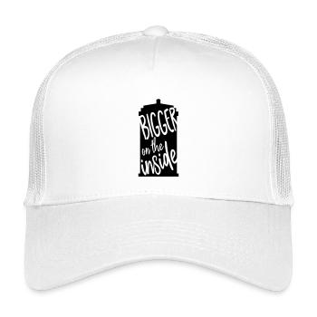 Bigger on the inside - Kinder Trucker-Cap - Weiß - Vorne