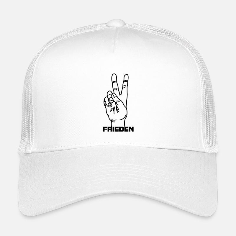 Geste de la main allemand Frieden Casquette trucker enfant