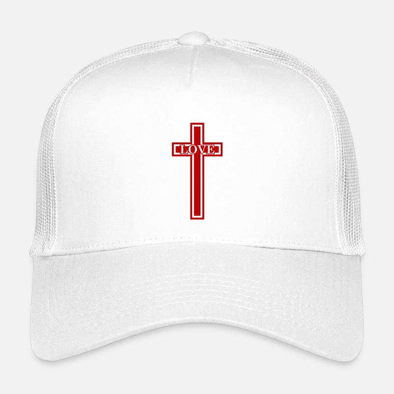 Kreuz Christlich Liebe Kinder Trucker-Cap