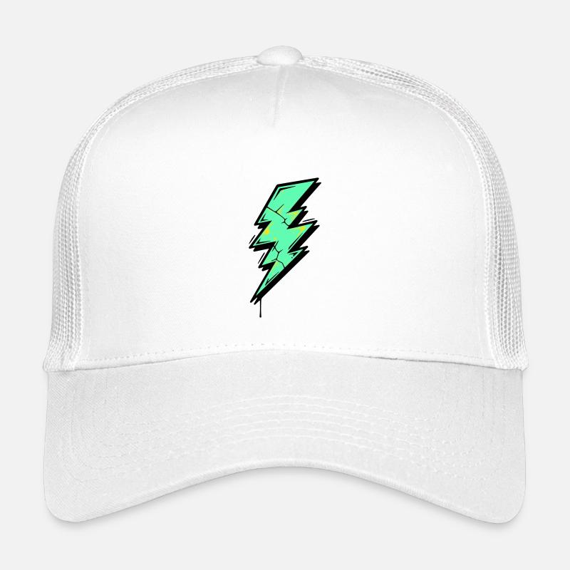 Blitzstil Blitz Abstrakt Kinder Trucker-Cap