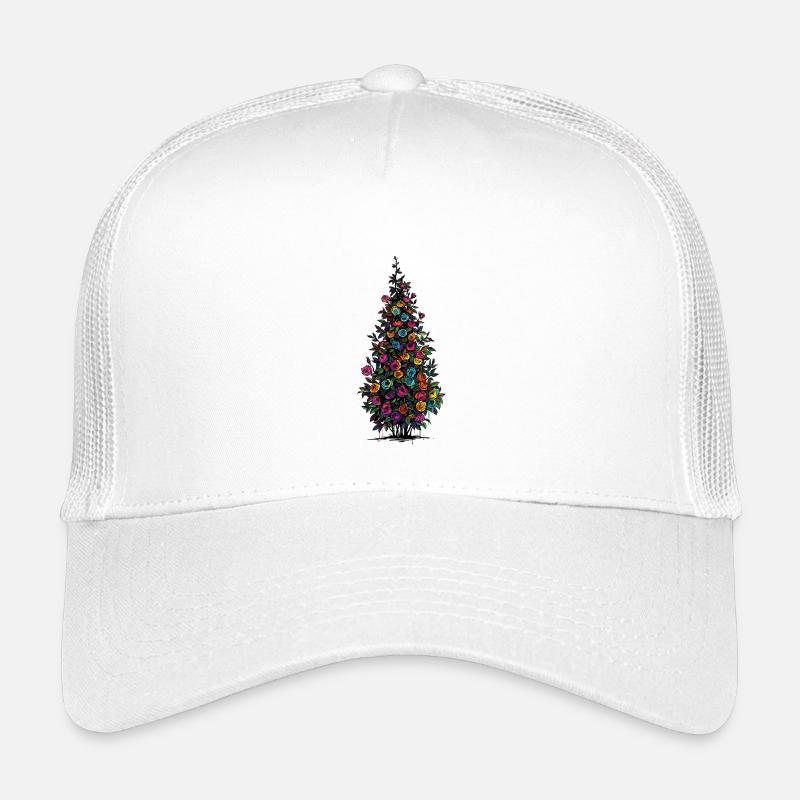 Fleur pyramide arc-en-ciel couleurs Casquette trucker enfant