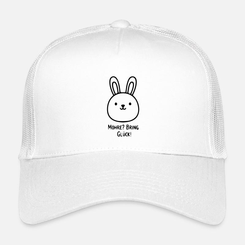 Kaninchen Spruch | Möhre bringt Glück! Kinder Trucker-Cap