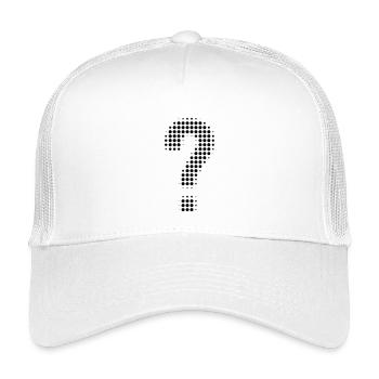 Fragezeichen - Kinder Trucker-Cap - Weiß - Vorne