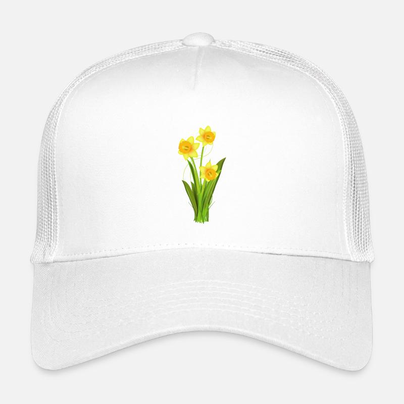Glowing daffodils – spring flowers Kids’ Trucker Cap