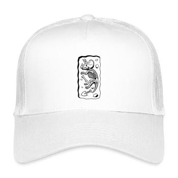 Triceratops Bones - Kids’ Trucker Cap - white - Front