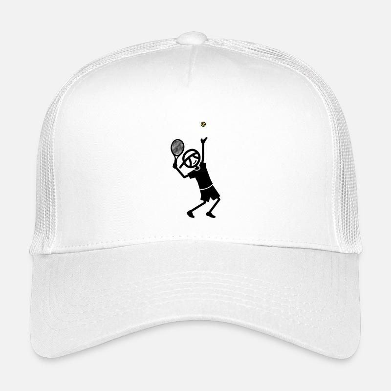 Position du Trophée Tennis Serve Casquette trucker enfant