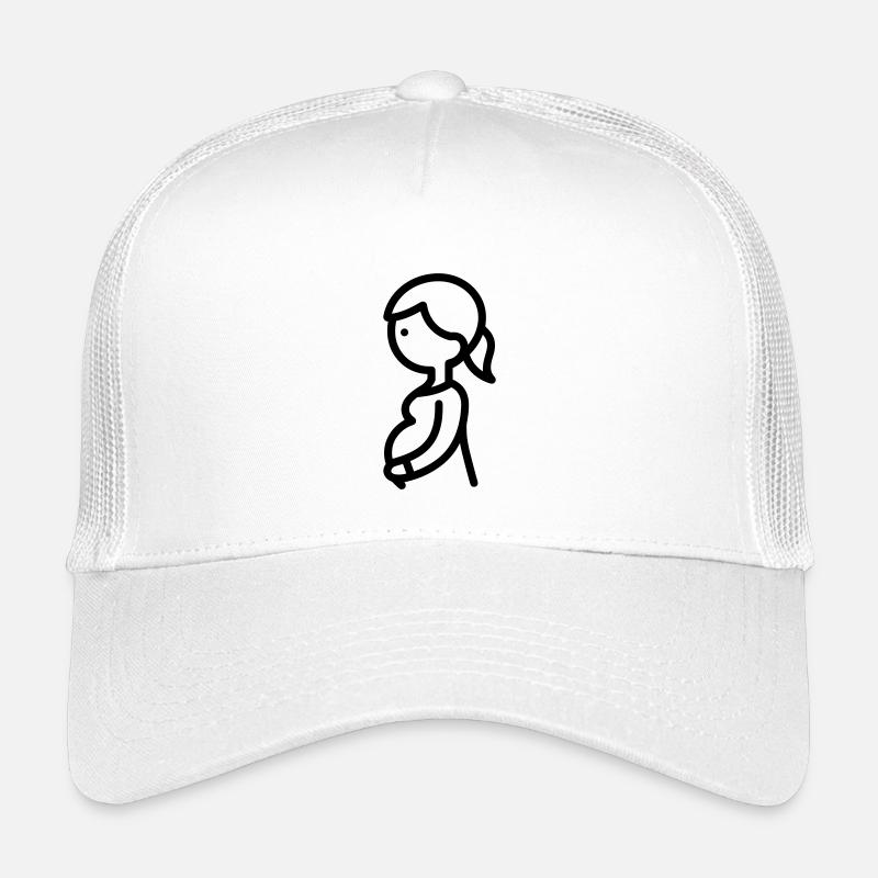 Schwangere Kinder Trucker-Cap