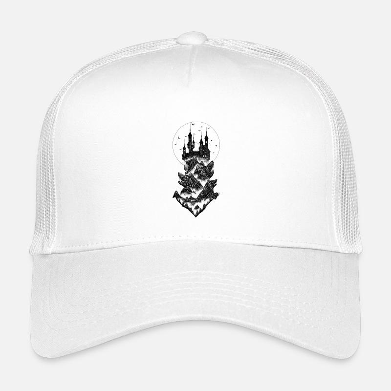 Schloss Dracula - schwarz Kinder Trucker-Cap