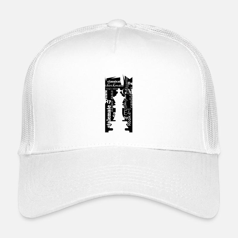 Chess King Typography Font Design Icon Logo Kids’ Trucker Cap