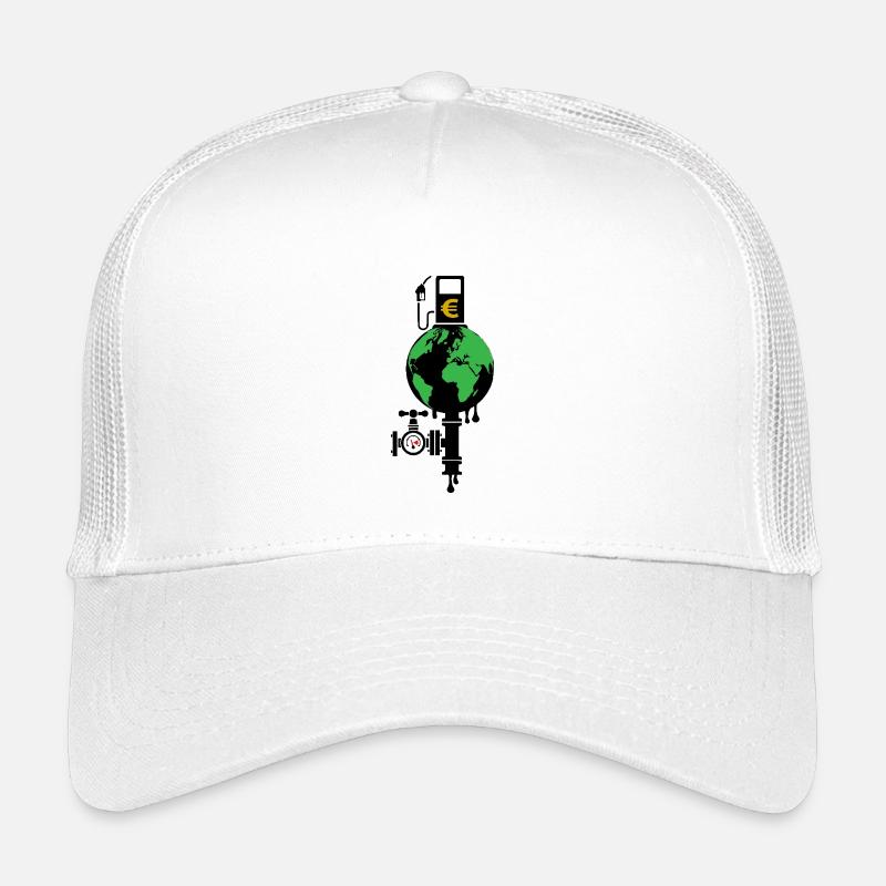 Kraftstoffpumpe - Kinder Trucker-Cap - Weiß