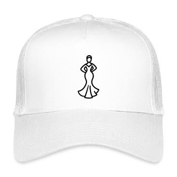 Flamenco - Kinder Trucker-Cap - Weiß - Vorne