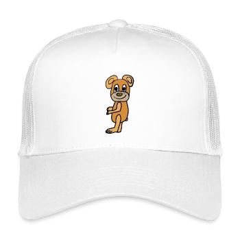 Ours en peluche Enfant Ours - Casquette trucker enfant - blanc - Devant