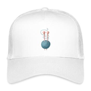 Tissu Couture Couture Design Chemise Créative - Casquette trucker enfant - blanc - Devant