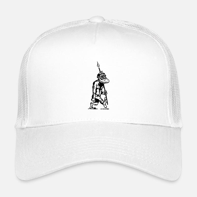 homme des cavernes Ancêtre Grand singe Évolution Casquette trucker enfant