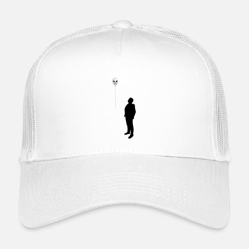 Ballon fliegt weg - Kinder Trucker-Cap - Weiß