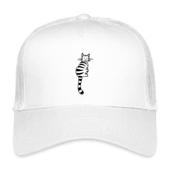 Cartoon Kitten - Kids’ Trucker Cap - white - Front