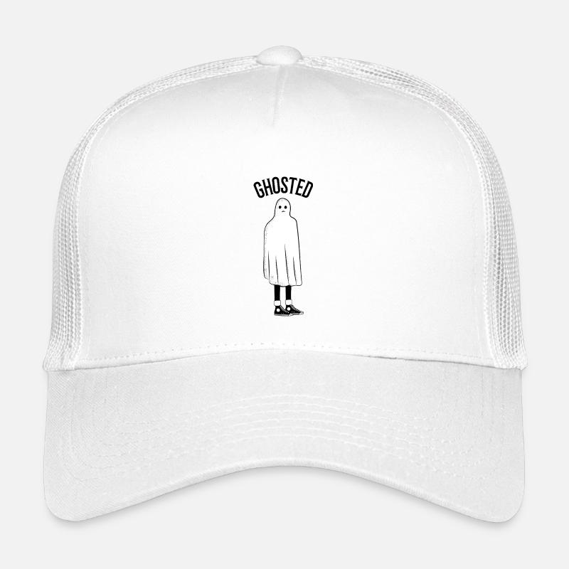 Ghosted Sad Ghost Kids’ Trucker Cap