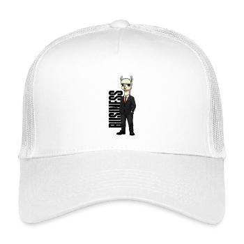 Business Alpaka - Kinder Trucker-Cap - Weiß - Vorne