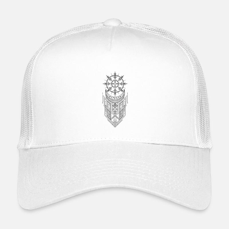 Vegvisir Runes Compass - Vikings Celtes germanique Casquette trucker enfant