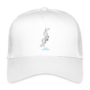 Kletterer DNA Strang Genetik Biologie Zeichnung - Kinder Trucker-Cap - Weiß - Vorne