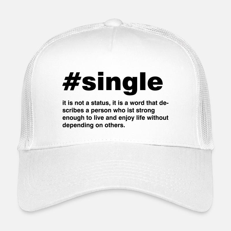 Simple est pas un statut - Casquette trucker enfant - blanc