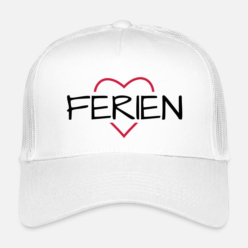 Ferien - Kinder Trucker-Cap - Weiß