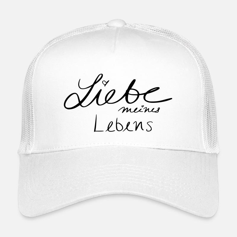 Liebe meines Lebens - Kinder Trucker-Cap - Weiß
