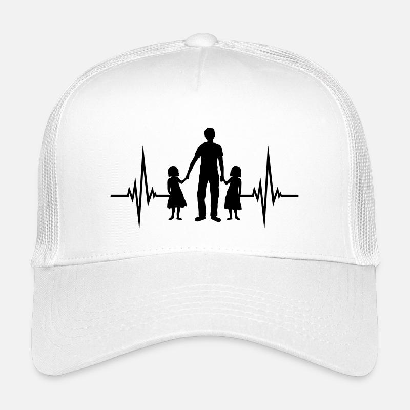 2 Töchter Puls - Kinder Trucker-Cap - Weiß