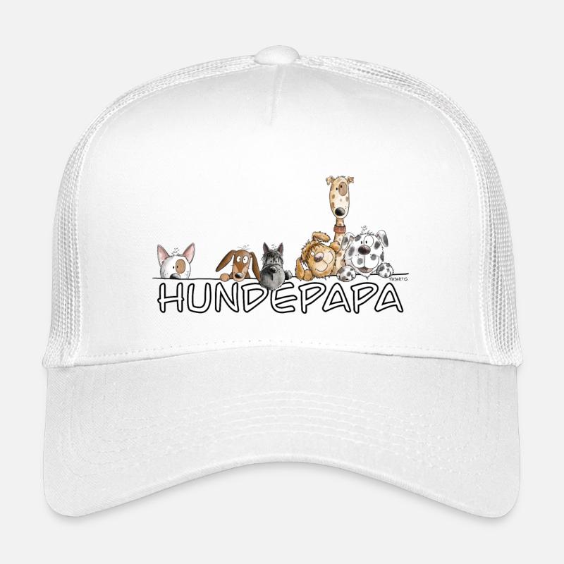 Happy Hundepapa I Hunde Papa Herrchen Fun Kinder Trucker-Cap