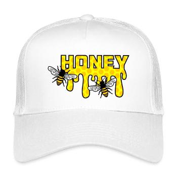 Dripping honey - Kids’ Trucker Cap - white - Front