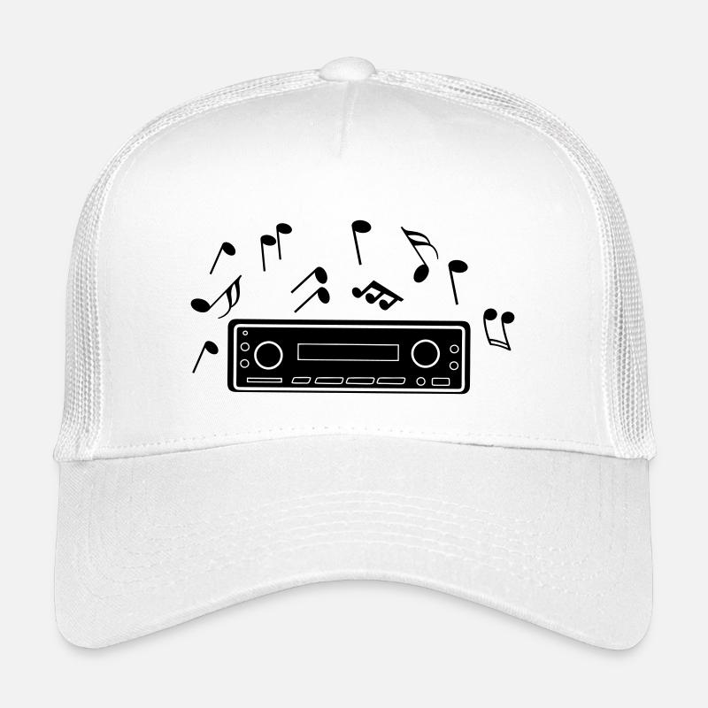 Car radio with musical notes Kids’ Trucker Cap
