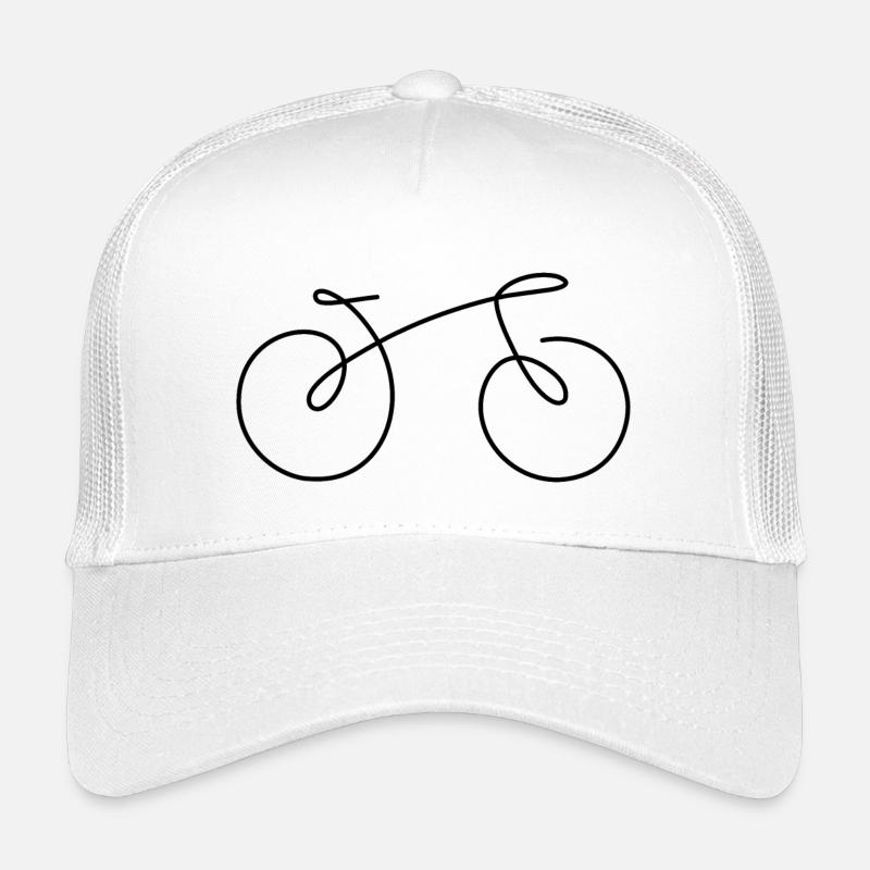 Fahrrad Linie - Kinder Trucker-Cap - Weiß