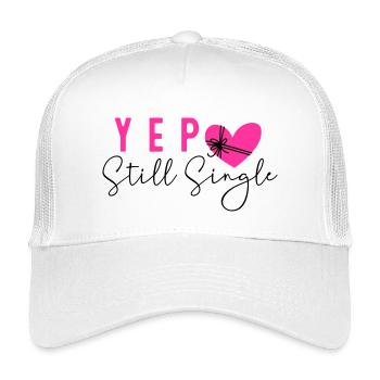 Toujours célibataire - Casquette trucker enfant - blanc - Devant