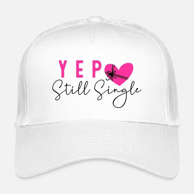 Still Single - Kinder Trucker-Cap - Weiß